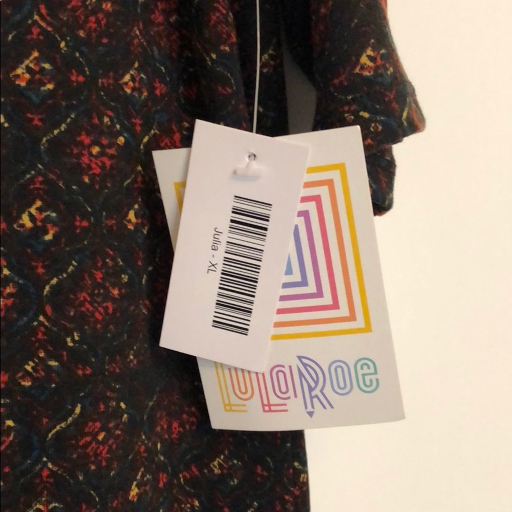 NWT Lularoe Julia Sz XL - Picture 3 of 4